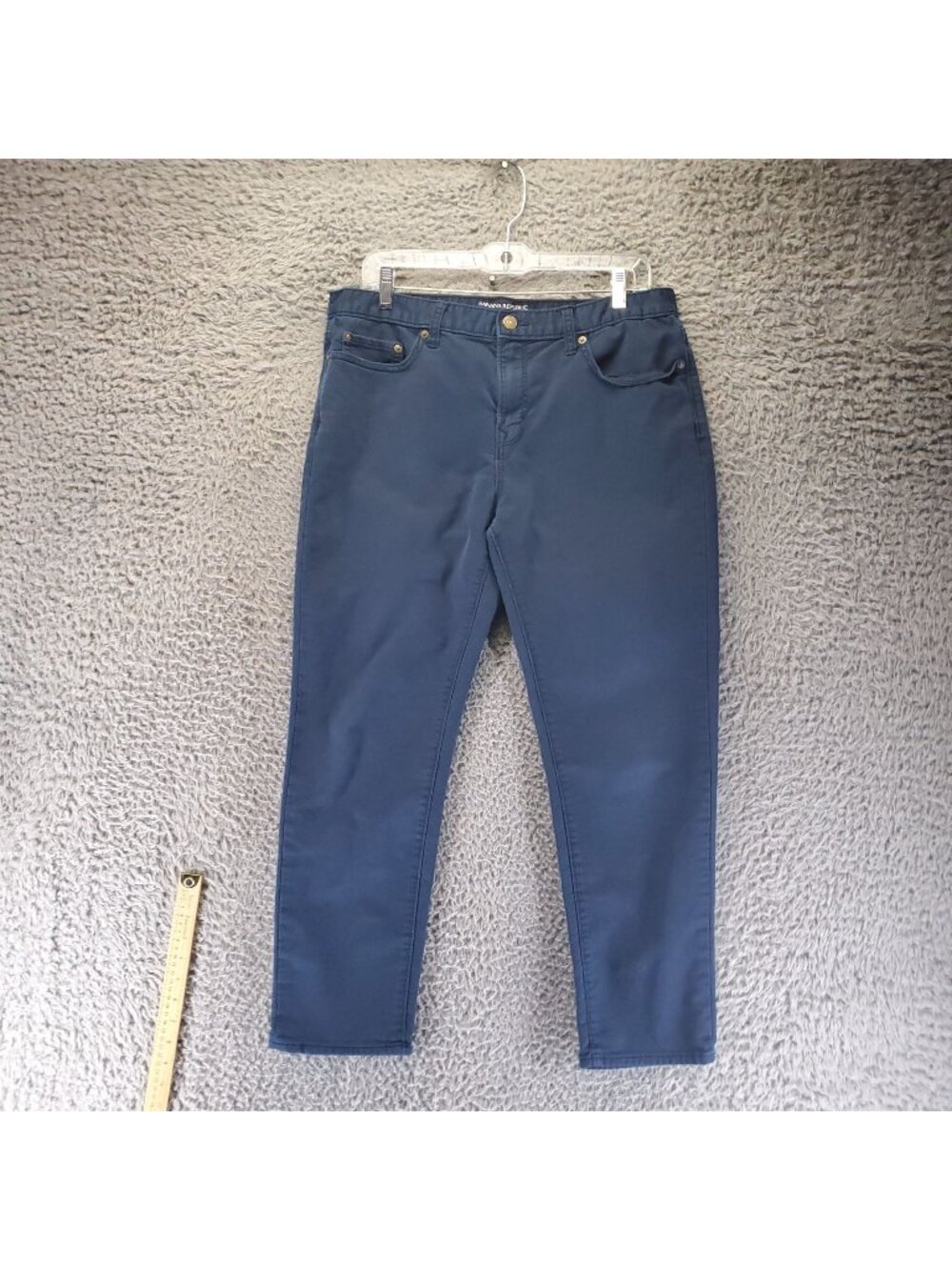 Banana Republic Jeans Mens 34x30 Blue Travel Jean Athletic Fit Stretch *Read*